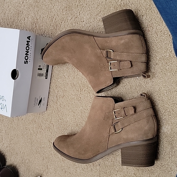 Sonoma 👢 Womens Tan Boots - Size  8 - Picture 2 of 6